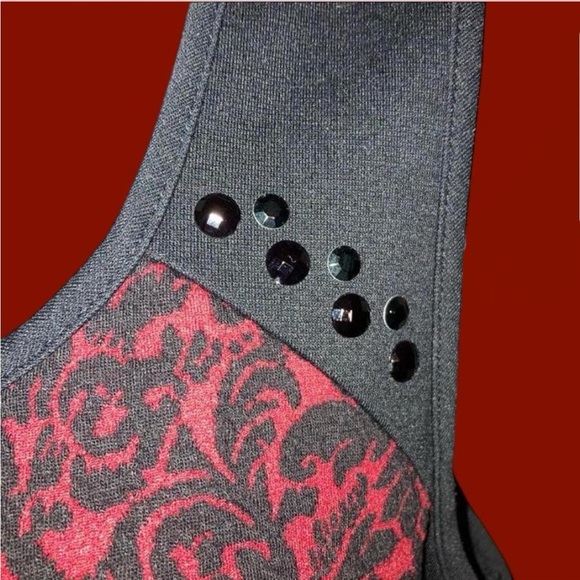 Maurices Textured Scroll Gothic Top M - Picture 7 of 14